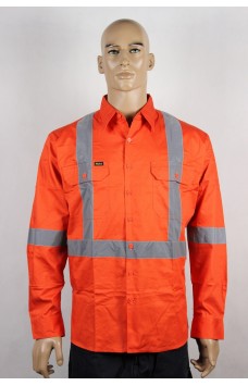 J0080# C/Drill Shirts with R/tape 
